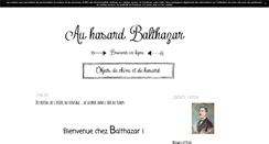 Desktop Screenshot of hasardbalthazar.com